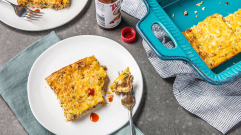 Keto Chorizo Breakfast Casserole Recipe