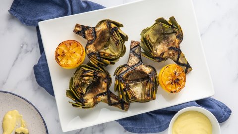 Keto Grilled Artichokes with Aioli Recipe