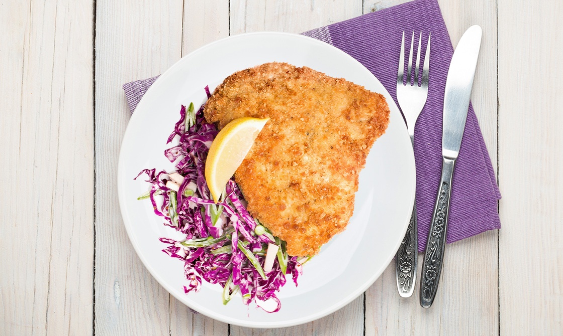 Rezept für Koteletts mit Schweinestaubkruste