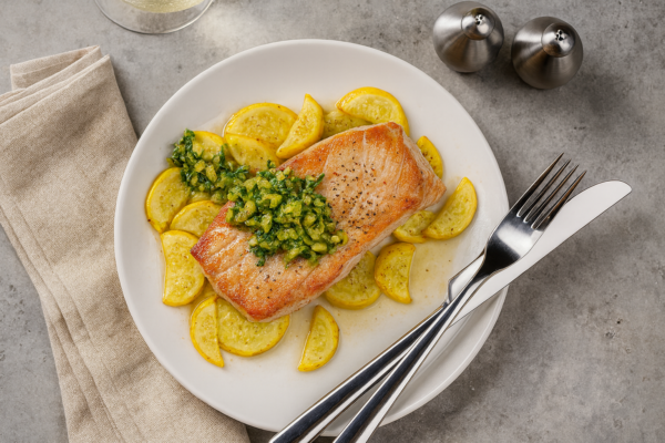 Seared Tuna-squash tapenade