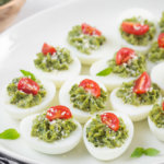 Keto Pesto Deviled Eggs Recipe