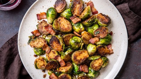 Keto Maple Bacon Brussels Sprouts Recipe