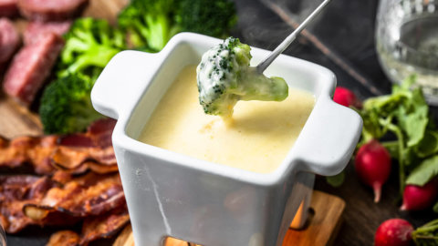 Keto Cheese Fondue
