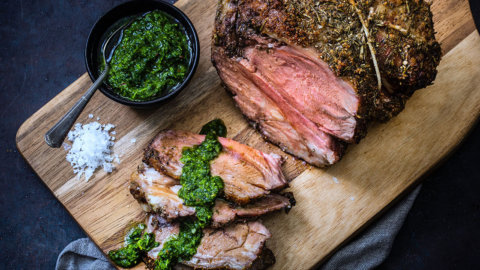 Keto Lamb Roast Chimichurri Sauce Recipe