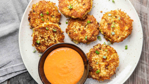 Keto Cauliflower Fritters Recipe