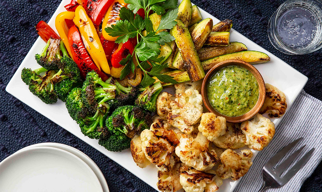 Keto Roasted Vegetable Platter Recipe