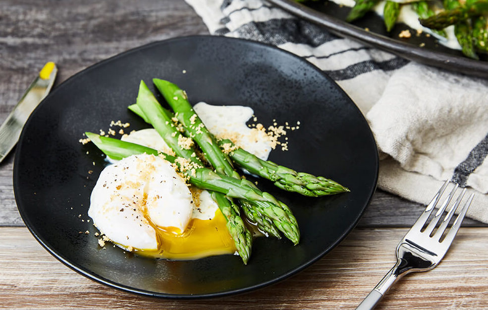 Keto Roasted Asparagus with Blue Cheese Recipe