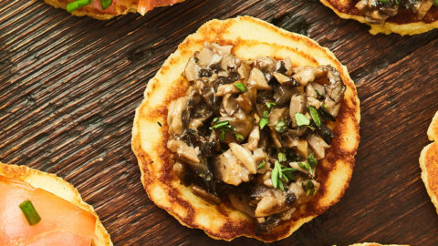 Mushroom Blini Recipe