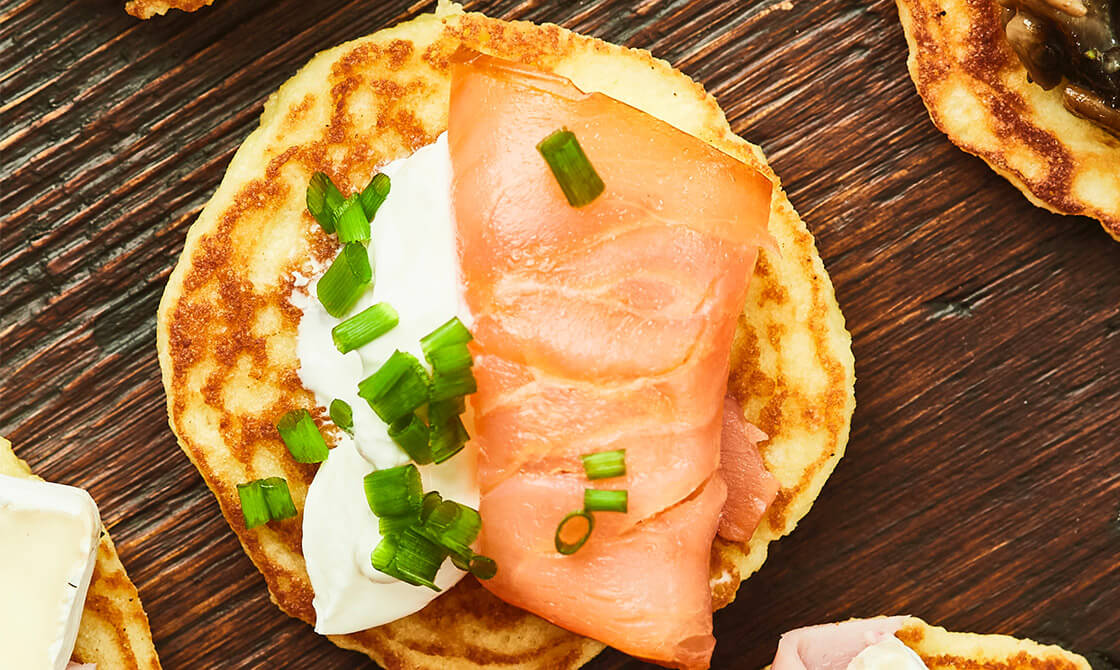 Smoked Salmon Blini Recipe