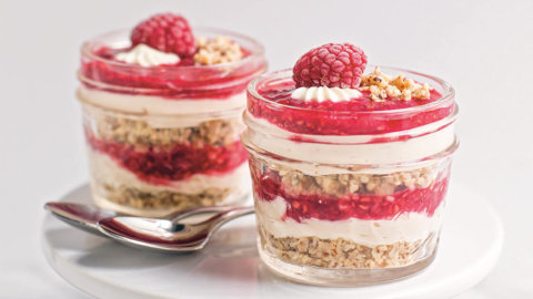 Raspberry Cheesecake Pots Recipe