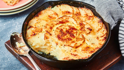 Keto Cheesy Daikon Potato Gratin Recipe