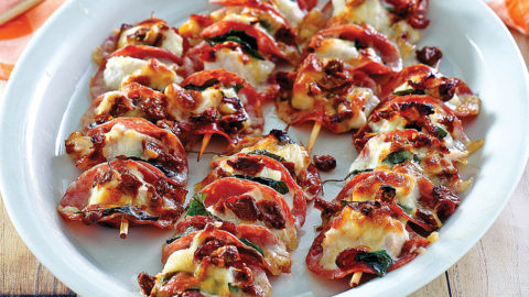 Simple Salami Skewers Recipe