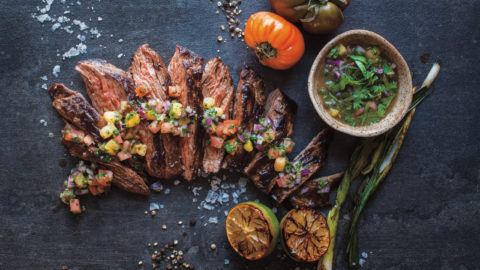 Seared Steak with Brazilian Vinaigrette