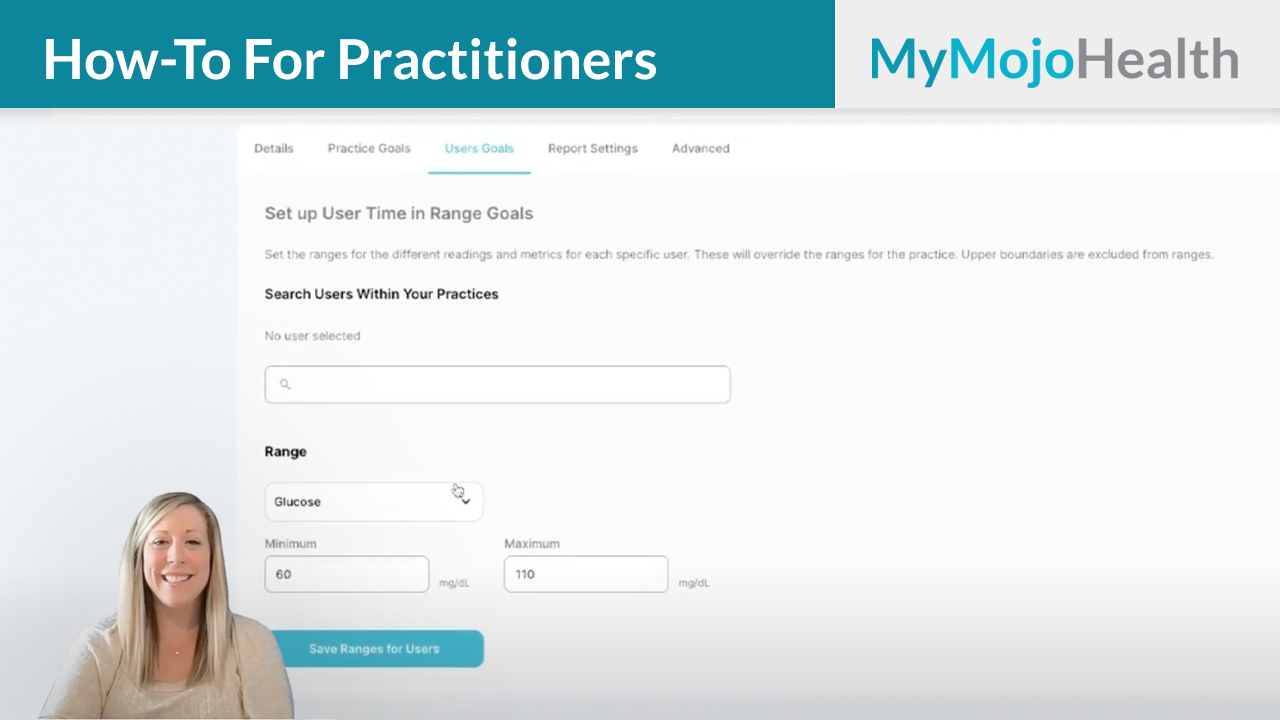 Como definir metas de tempo dentro do intervalo no painel do praticante como definir metas de tempo dentro do intervalo no painel do profissional de saúde mymojo