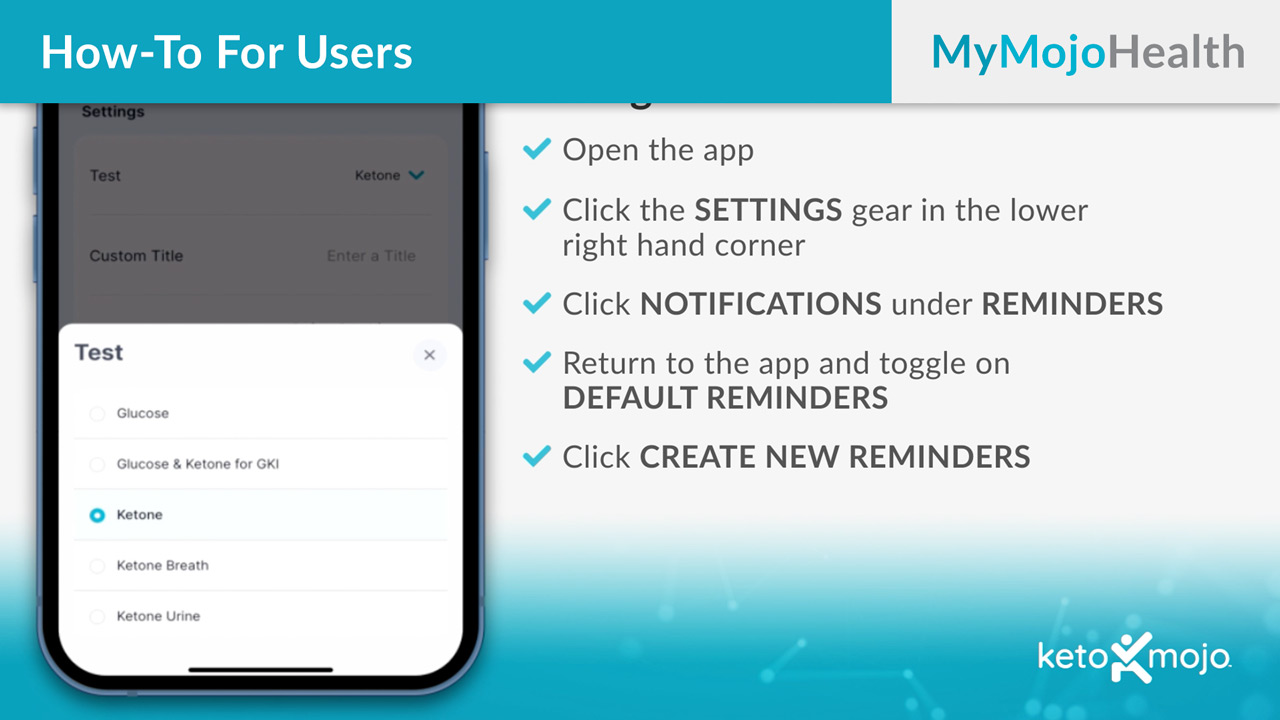 установить push-уведомления в mymojohealth