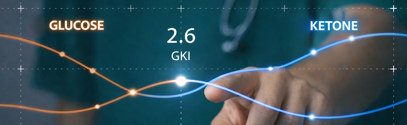 Glucose and ketone numbers meeting to make GKI