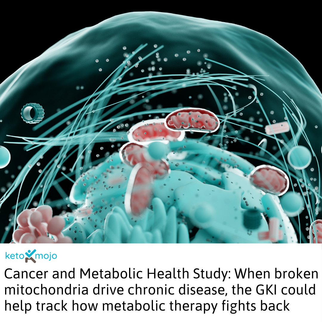 Research Summary The glucose ketone index: a proposed quantitative biomarker to support cancer and chronic disease prevention and management 