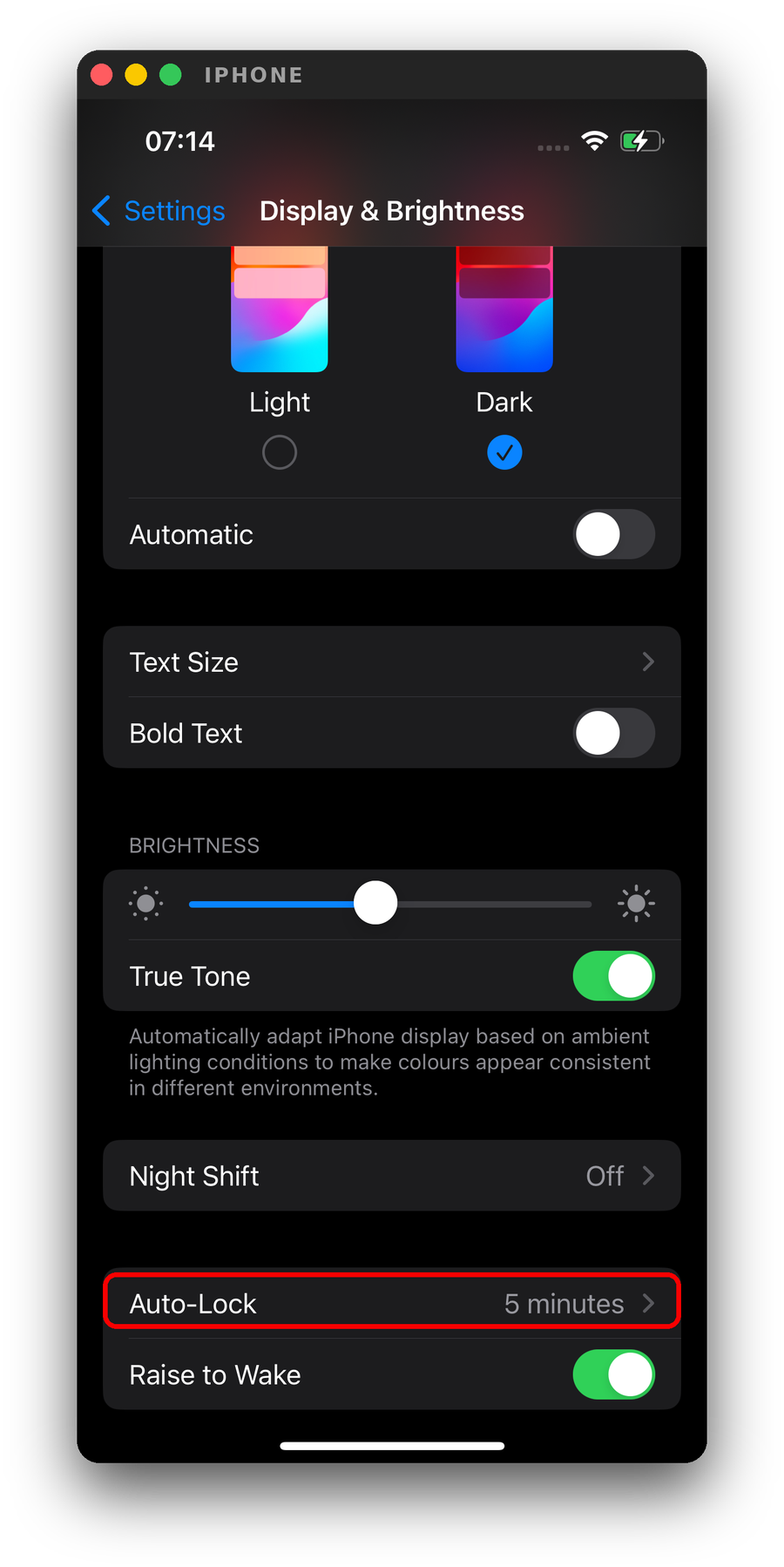 Choose a longer Auto-Lock time while troubleshooting.