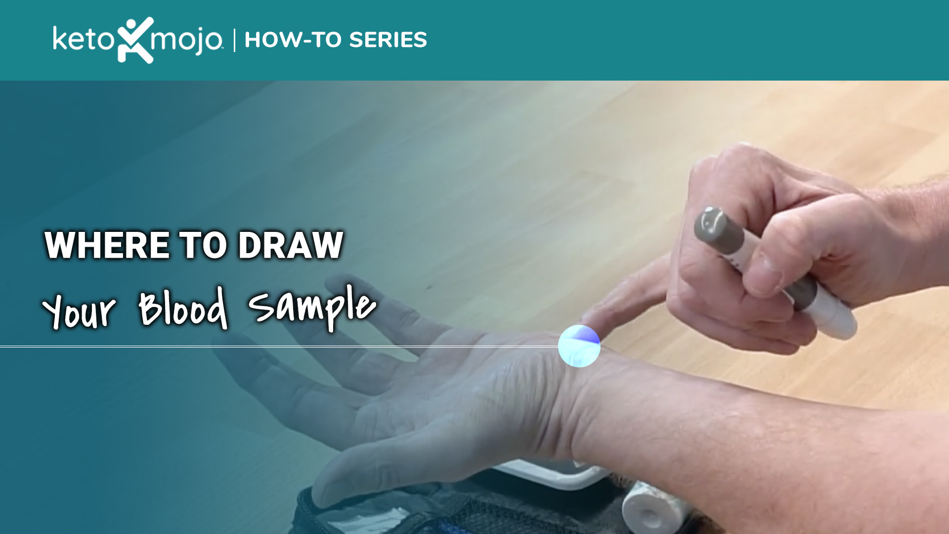 VIDEO Where to Draw Your Blood Sample KETOMOJO