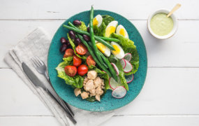 Keto tonfisksallad Niçoise recept