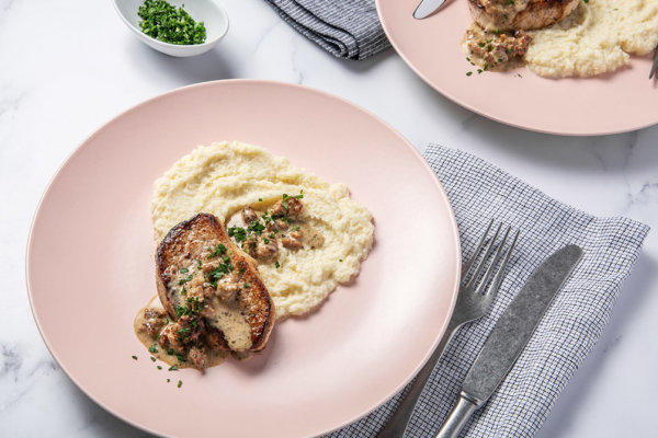 Keto Porkchops with Gravy Recipe