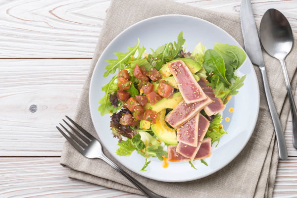 Keto Ahi Salad Recipe