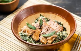Keto Italian Pork with Kale and Fennel Recipe