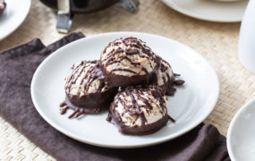 Keto Chocolate Dipped Macaroons Recipe