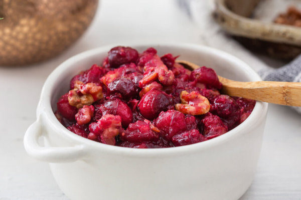 Keto Cranberry Walnut Sauce Recipe