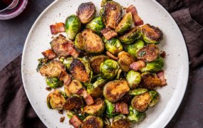 Keto Maple Bacon Brussels Sprouts Recipe