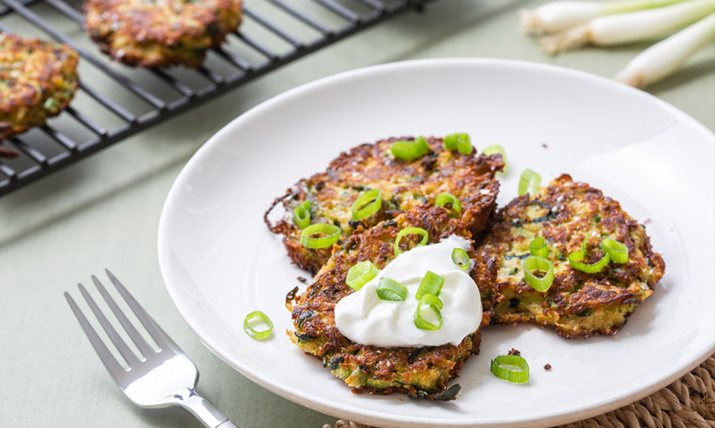 Recipe Keto Cauliflower Fritters KETOMOJO
