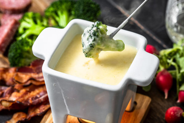 Keto Cheese Fondue