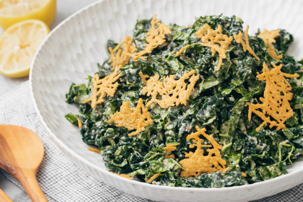 Keto Kale Ceaser Salad