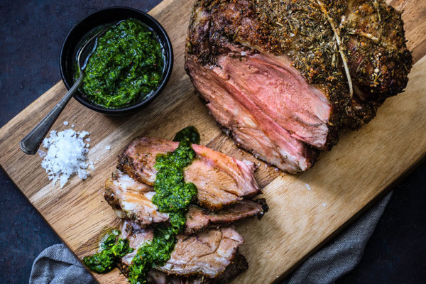 Keto Lamb Roast Chimichurri Sauce Recipe