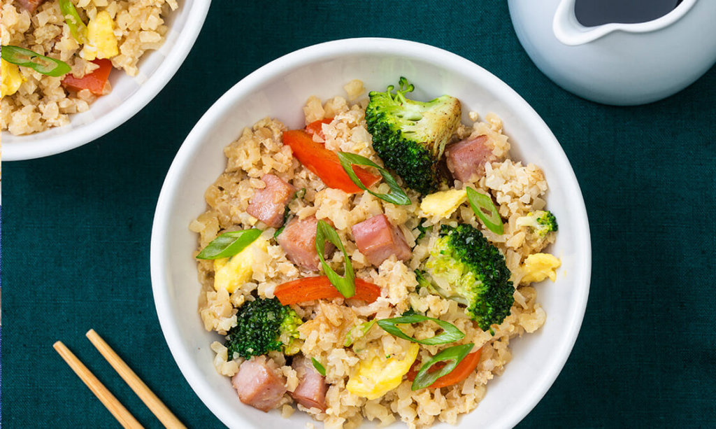 Keto Chinese Pork Fried Rice | KETO-MOJO