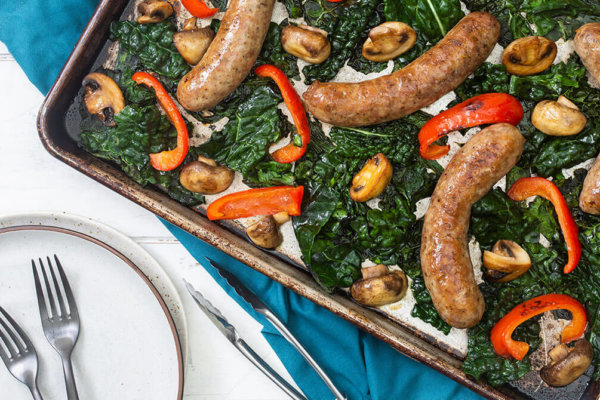 Keto Sheet Pan Sausage Recipe