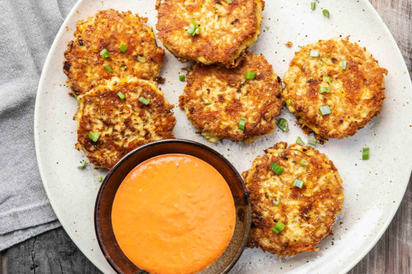 Keto Cauliflower Fritters Recipe