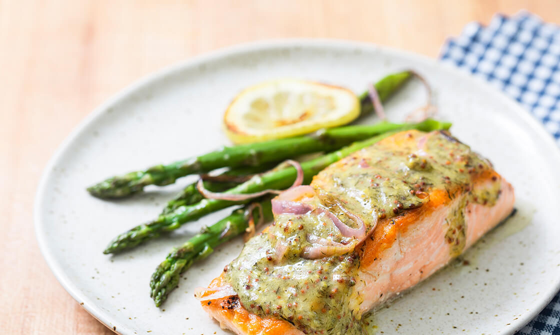Recipe: Keto Sheet-Pan Salmon with Asparagus | KETO-MOJO