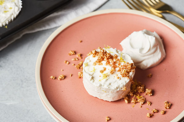 Keto Lemon Semifreddo with Almond Crumble Recipe