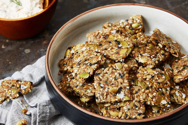 Keto Seeded Crackers Recipe