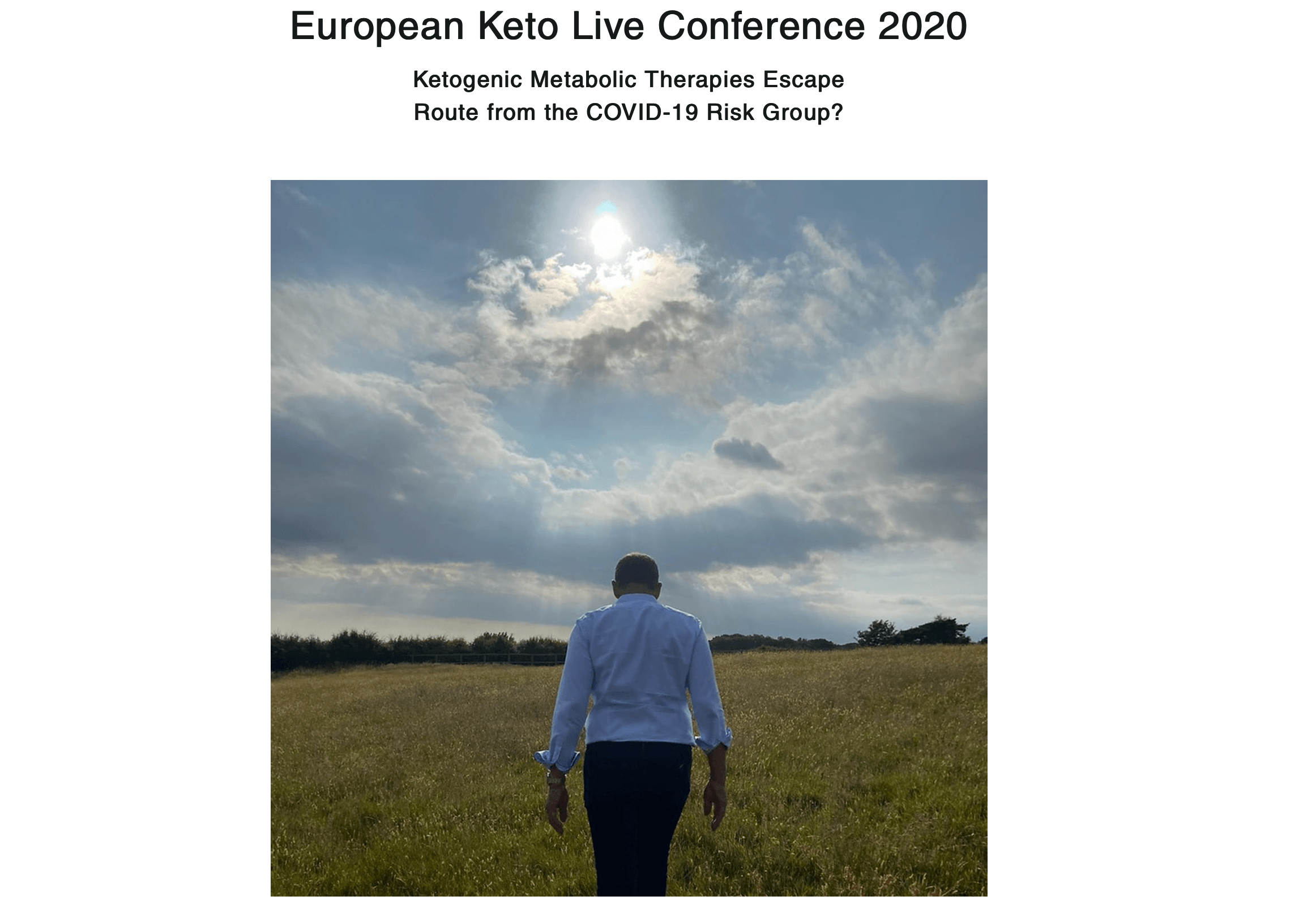 European Keto Live Event