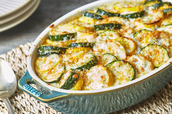 Summer Squash & Zucchini Gratin Recipe