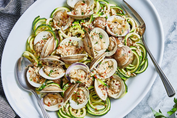 Keto Linguini with Clams Recipe