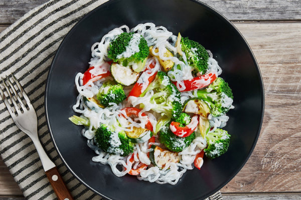 Shiratake Pasta Primavera Recipe