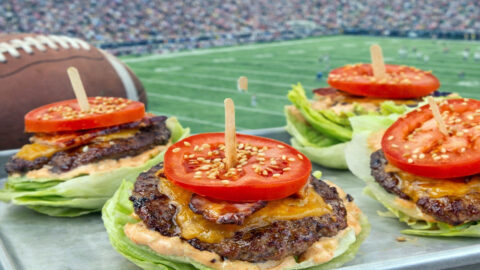 Keto snacks with Football