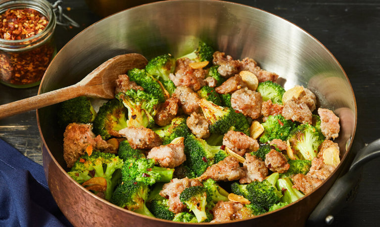 Recipe: Keto Spicy Italian Sausage and Broccoli – KETO-MOJO