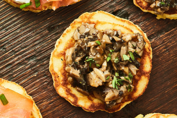 Mushroom Blini Recipe