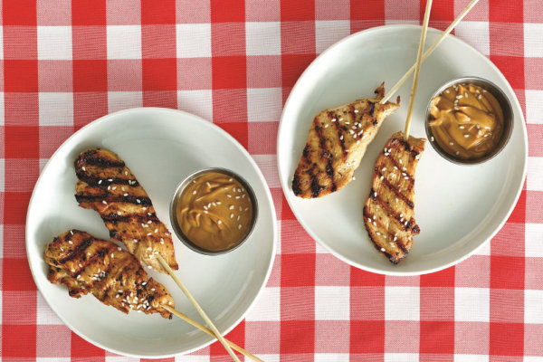 2 Step Satay with Peanut Sauce Recipe