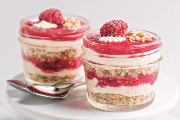 Raspberry Cheesecake Pots Recipe