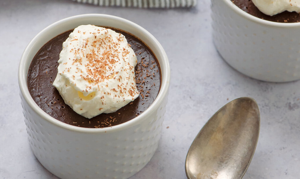 Recipe Simple Chocolate Pots de Crème KETOMOJO